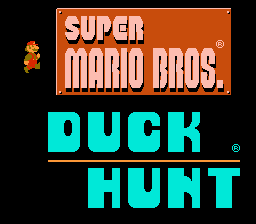 Super Mario Bros., Duck Hunt Title Screen